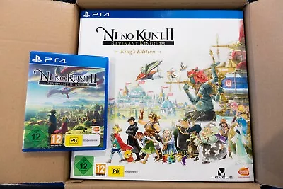 Ni No Kuni II - PS4 - King's Edition COLLECTORS - LIKE NEW - AUS Seller • $139