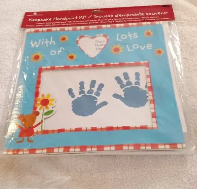 HANDPRINT KIT W/Mailing Envelope. - 'With Lots Of Love  Keepsake. • $7