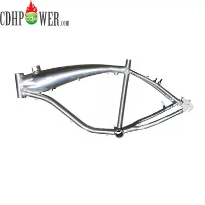 CDHPOWER Brushed Alum Bicycle Gas Frame 2.4L Fuel Tank Gas Motorized Bike Frame • $155.99