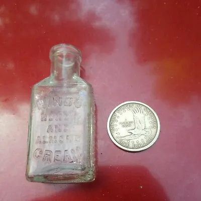 Old Miniature Maine Cosemitcs Bottle W. 7 % Alcohol Content! Neat Eastern Bottle • $43
