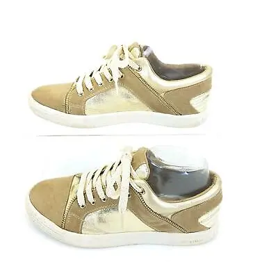 G By Guess Marsha 2 Womens Sneaker Shoe 6.5M Sparkle Gold • $20.59