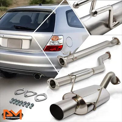 For 02-05 Honda Civic Si EP3 K20A 4  Muffler Tip Stainless Steel Catback Exhaust • $137.89