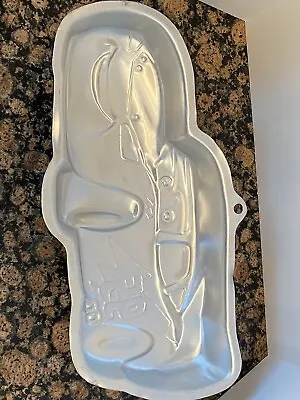 Wilton Cars Lightning McQueen Cake Pan Tin Mold With Printed Instructions • £6.36