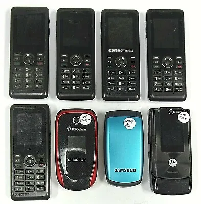 Lot Of 8 Various Vintage Phones - Samsung / Kyocera / Motorola  • $14.44