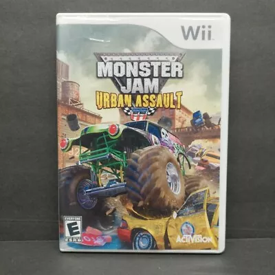 Monster Jam: Urban Assault (Nintendo Wii 2008) Complete Cib Tested • $9.99