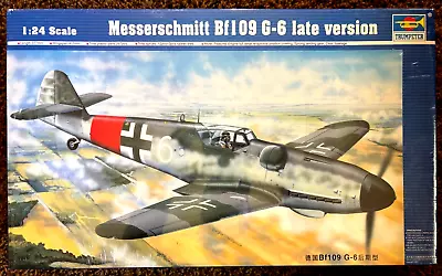 Trumpeter 1/24 Model Airplane Kit Messerschmitt Bf109 G-6 Late Version - Sealed • $99.99