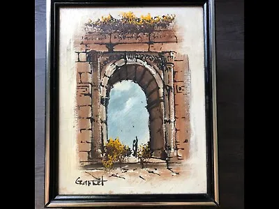 Vintage European Original Oil Painting  Signed By Artist And Framed • $69