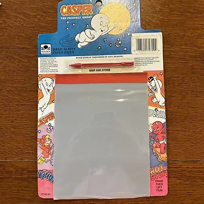 Vintage Golden Magic Slate Casper The Friendly Ghost Rare NEW 1992 • $25