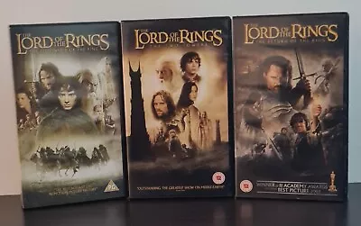 The Lord Of The Rings Trilogy Vhs • £10