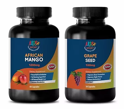 Antioxidant Extreme - AFRICAN MANGO – GRAPE SEED EXTRACT COMBO 2B - Grape Seed O • $37.68