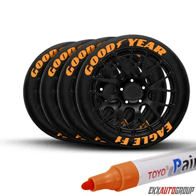 Waterproof Permanent Paint Marker Pen Car Tyre Tire Tread Rubber Metal Pen Toyo • $11.99