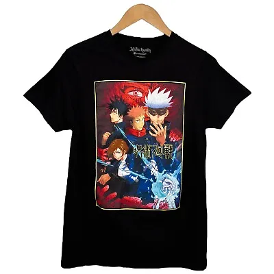 Crunchyroll Jujutsu Kaisen Key Visual Characters Unisex Tee Shirt Black S 34/36 • $23.99