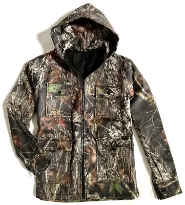 MENS WATERPROOF HUNTERS TREE CAMO COAT Fleece Inner Stealth Camouflage Jacket • £32.95