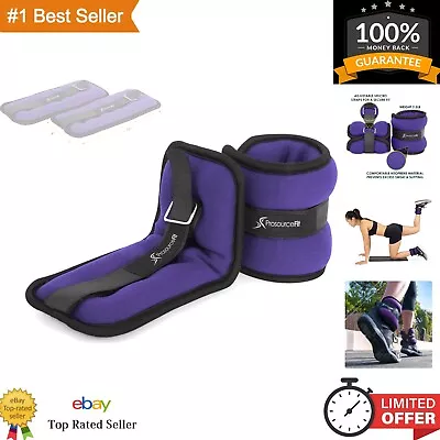 Ankle/Wrist And Arm/Leg Weights Set Of 2 Adjustable Strap 1 Lb To 5 Lb Adju... • $24.79