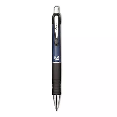 Pilot G2 Pro Retractable Gel Ink Pen Refillable Black Ink/Blue Barrel .7mm 31096 • $10.08