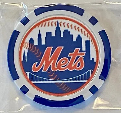 New York Mets - MLB - Magnetic Clay Poker Chip - Golf Ball Marker  • $5.95