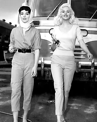 Joan Collins & Jayne Mansfield  The Wayward Bus  - 8x10 Publicity Photo (bb-718) • $8.87