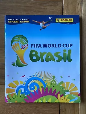 Panini World Cup Football Sticker Album (Brazil 2014): Partially Complete (65%) • £4.99