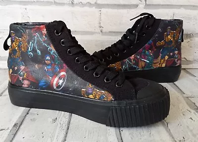 Marvel Shoes Avengers Boots Ladies Shoes Hi Rise Shoes Gift For Her • £45