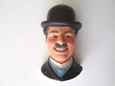 £30 • Buy LEGEND PRODUCTS CHARLES CHARLIE CHAPLIN Bossons Style CHALKWARE HEAD WALL PLAQUE
