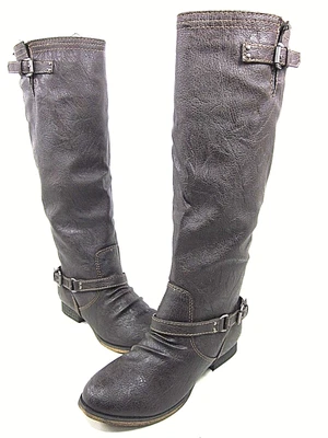$30 • Buy Breckelles Outlaw-11 Tall Riding Boot Women's Brown, Size 6.5 M 