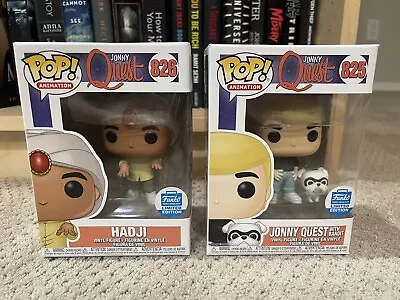 Funko Pop Johnny Quest With Bandit And Hadji 2 Pack / IN HAND / EXCLUSIVE SHOP • $39.99