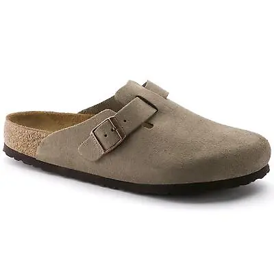 Birkenstock Mens Boston Sandals (Taupe) • £94.99