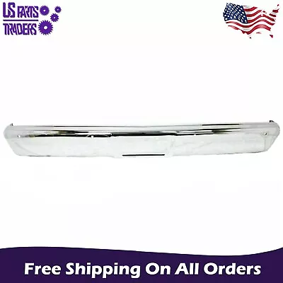 Front Bumper Face Bar Chrome Steel For 1983-1991 Chevrolet Blazer/GMC C/K Series • $297.97