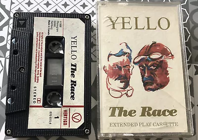 Yello - The Race Extended Play Cassette Tape Single Vertigo 870-615-4 Ex/Ex • £20