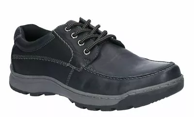 Mens Hush Puppies Tucker Casual Lace Up Smart Leather Shoes Sizes 6 To 12 • £39.99