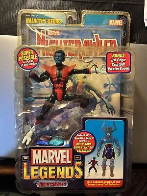 Marvel Legends Galactus Series Nightcrawler Action Figure 2005 Toy Biz BAF - NEW • $45