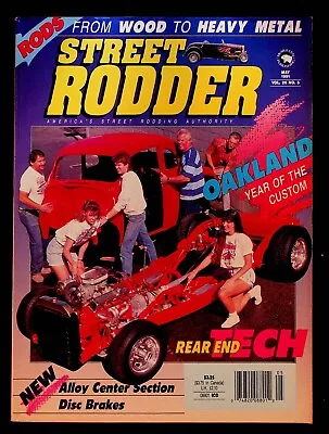 VINTAGE Street Rodder Magazine May 1991 Hot Rod Car Show Cars Oakland Wooden • $11.99