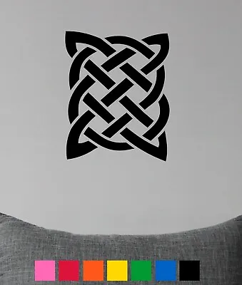 Celtic Knot Endless Design Wall Art Matt Vinyl Sticker Cupboard Laptop Decal • £3.99