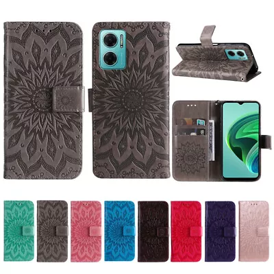 Sunflowers Wallet Flip Case Cover For Xiaomi Poco X5 Redmi 12C A1+ K60 Note 12 • $12.14