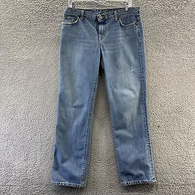 J.Crew Jeans Women's Size 10 Blue Denim Cropped Bootcut Light Wash Jeans Size 10 • $12.85