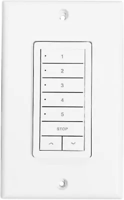 Rollease Automate Five Channel Remote Control - #MTRF-WS5-FLUSH • $89.99