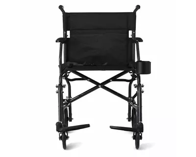 Medline Ultralight Transport Wheelchair 19” Wide Seat Folding Transport Chair • $150