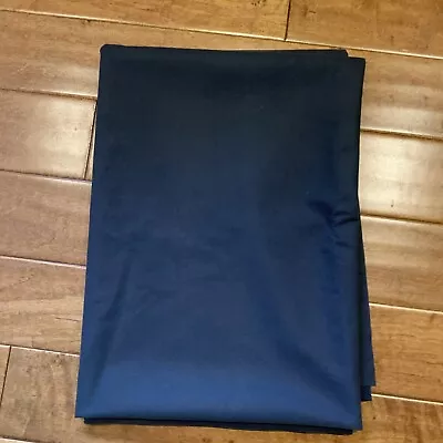Micro Suede  Fabric Dark Blue Dusty Navy L 82” W 57” • $10