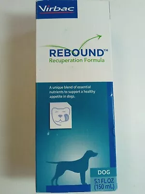 Virbac REBOUND Recuperation Formula For Dog 5.1 Oz (150ml) Exp. 8/25 • $7.33