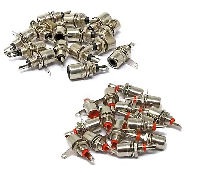 30 Pcs Jack Panel Mount RCA Female Socket Connectors Adapter • $11.42