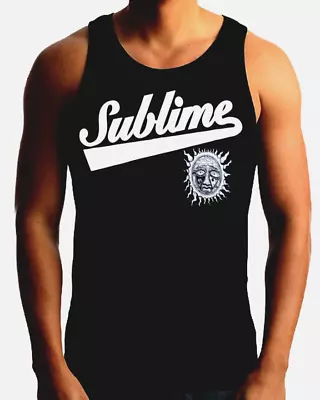 SUBLIME LOGO Heavy Metal Band Black Tank Top • $11.99