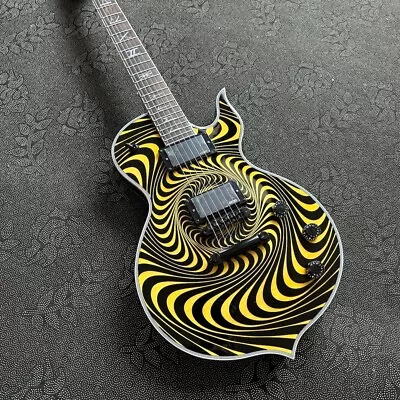 Custom Zakk Wylde Series Yellow Electric Guitar 6-string Solid Fast Shipping • $280.12