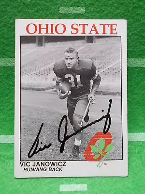 1988 Kroger Ohio State OSU Vic Janowicz Signed Autographed JSA 1950 Heisman. • $89.31