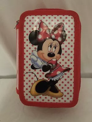 Disney Store Minnie Mouse Zip Up Stationery Art Kit School Supplies • $24