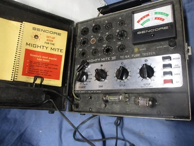 $167.50 • Buy SENCORE Mighty Mite VI -  TC 154 Vacuum Tube Tester W Manual
