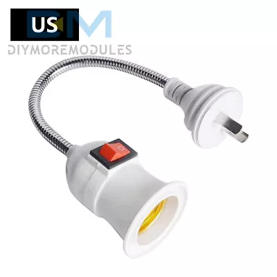 E27 LED Light Bulb Lamp Holder Flexible Extension Adapter Socket  With Switch • $3.79