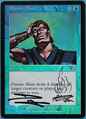 Psionic Blast FOIL Time Spiral Timeshifted NM SIGNED ARTIST ALTERED (409559) • $36.97