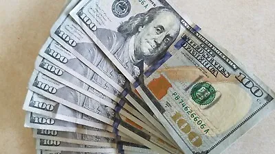 Lot 20x One Hundred ($2000) Dollar Bills Real U.S. Money From Pack. Normal Cash • $2475