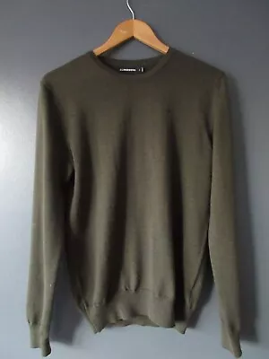 £28.99 • Buy Bnwots J Lindeberg Jumper (m) Merino Wool Crew Neck Cardigan Sweater Olive Green