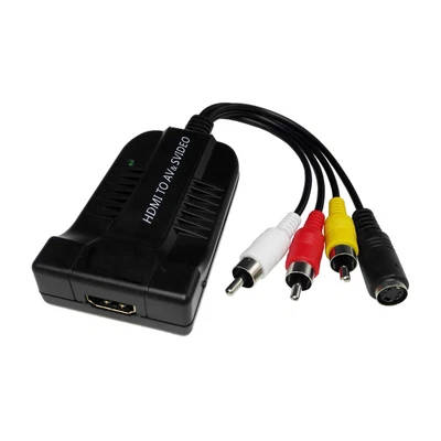 £30.46 • Buy HDMI To AV & S-Video Converter Adapter Cable 3RCA CVBS R/L Audio Composite Video